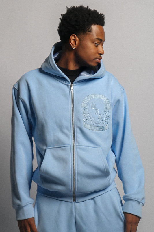 DBS Blue Fall Essentials Zip-up Hoodie (Mens)