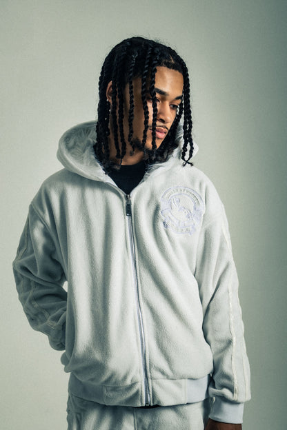 DBS Sherpa Track Jacket White